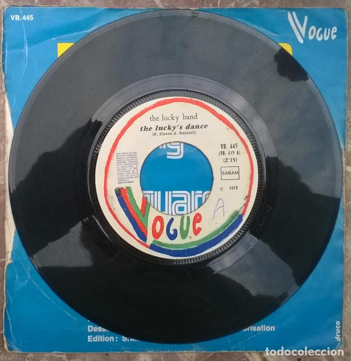 Discos de vinilo: The Lucky band. The Luckys Dance/ Gallo Square Dance. Vogue, Belgium 1975 single - Foto 2 - 180226450