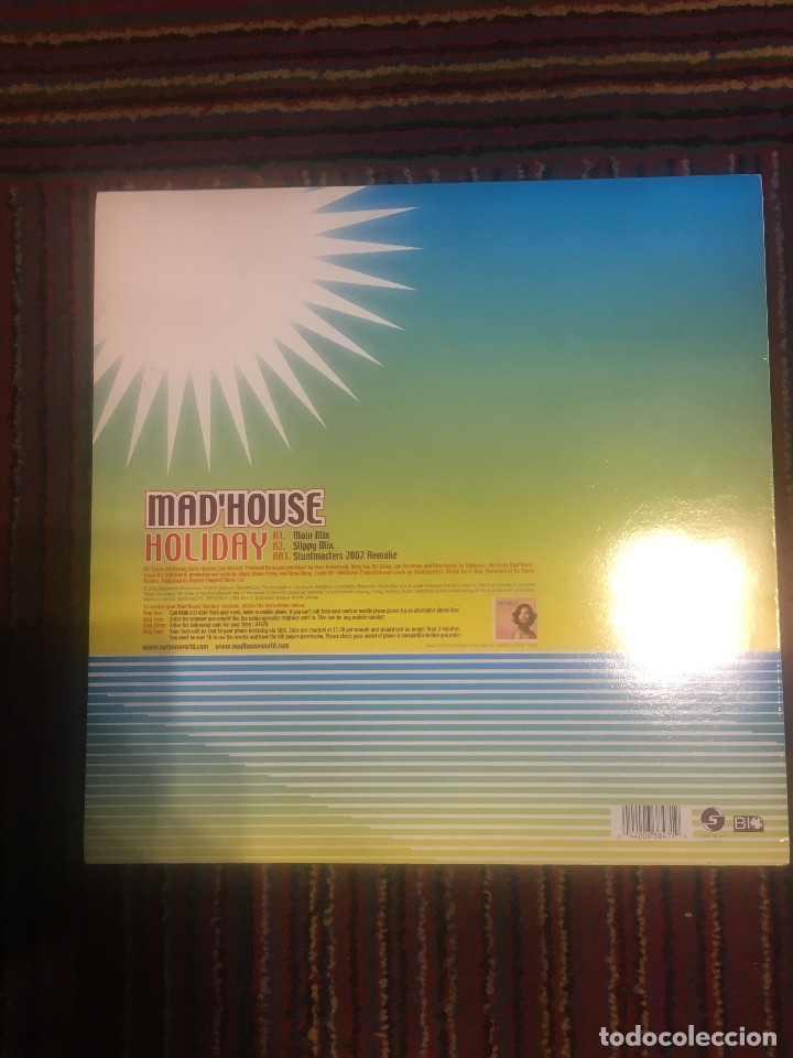 Discos de vinilo: MAD HOUSE: HOLIDAY MAXI VINILO - Foto 2