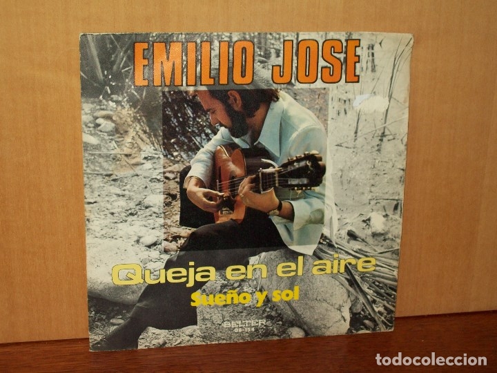 Disques de vinyle: EMILIO  JOSE  -  QUEJA  EN  EL  AIRE  -   SUE&Ntilde;O  Y  SOL  -   SINGLE