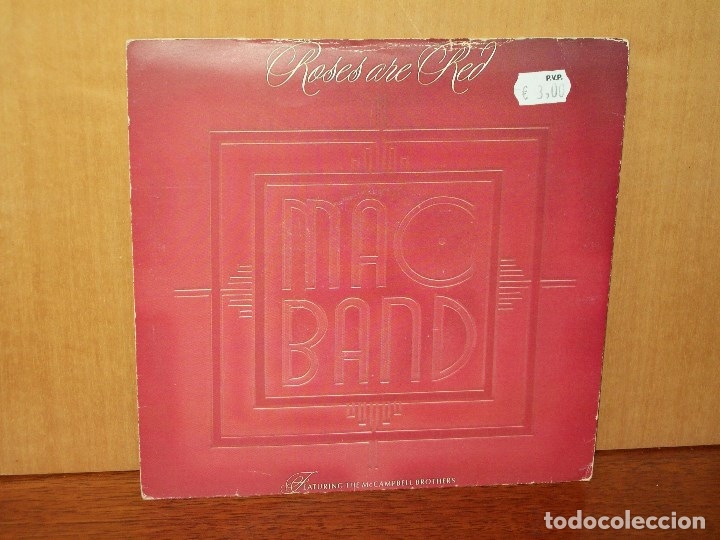 Discos de vinilo: MAC  BAND  -  ROSES  ARE  RED  -   SINGLE - Foto 1
