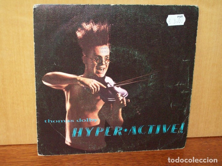 Discos de vinilo: THOMAS  DOLBY  -  HYPERACTIVE   -   WHITE CITY   -   SINGLE - Foto 1