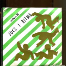 Discos de vinilo: JOCS I RITME. VOLUM III. EDIGSA TIC 1972. PORTADA FINA RIFÀ. BON ESTAT. Lote 180389061