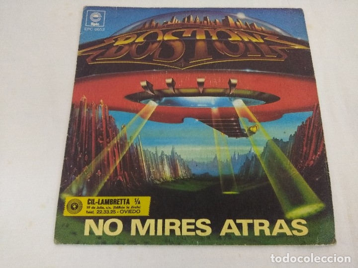 Discos de vinilo: SINGLE/BOSTON/NO MIRES ATRAS. - Foto 1