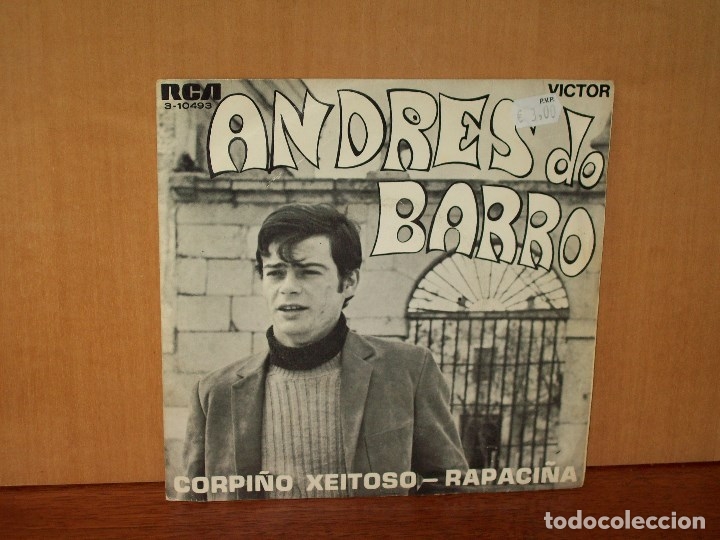 Discos de vinilo: ANDRES  DO  BARRO  -  CORPI&Ntilde;O XEITOSO  -  RAPACI&Ntilde;A  -    SINGLE - Foto 1