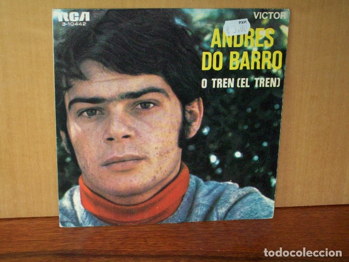 Vinyl-Schallplatten: ANDRES  DO  BARRO   -  O  TREN  (EL TREN)  -  MI&Ntilde;A  MARUXA   -  SINGLE