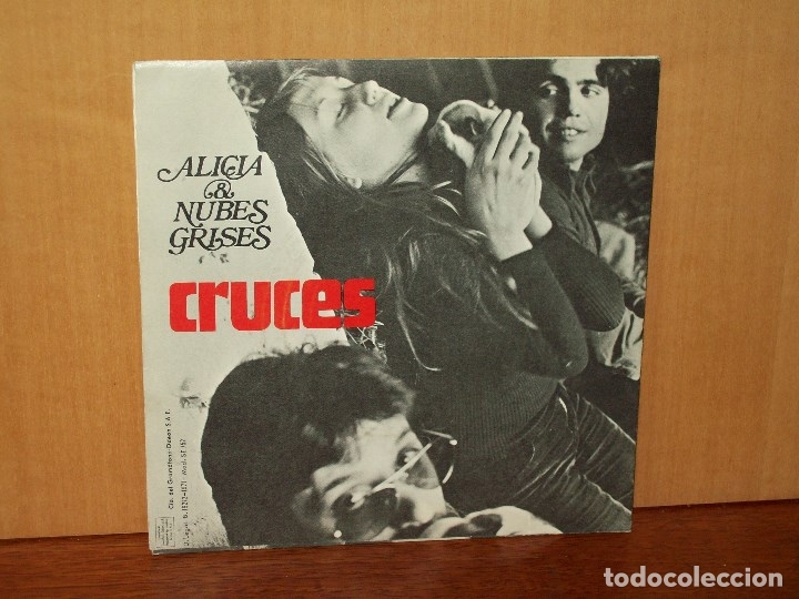 Discos de vinilo: ALICIA  &  NUBES  GRISES   - AURORA  - CRUCES   -   SINGLE - Foto 2