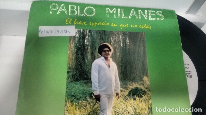 Discos de vinilo: SINGLE ( VINILO) DE PABLO MILANES A&Ntilde;OS 80 - Foto 1