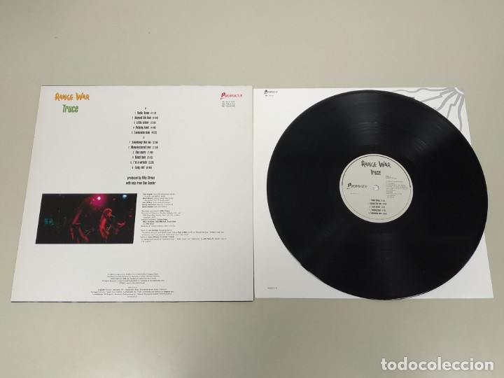 Discos de vinilo: Range War - Truce (LP, Album) 1992 - Foto 2