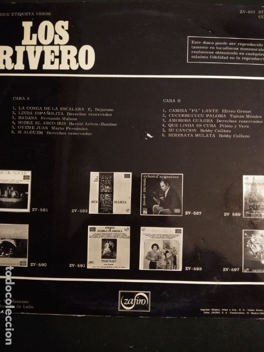 Discos de vinilo: Los Rivero  LP - Foto 2