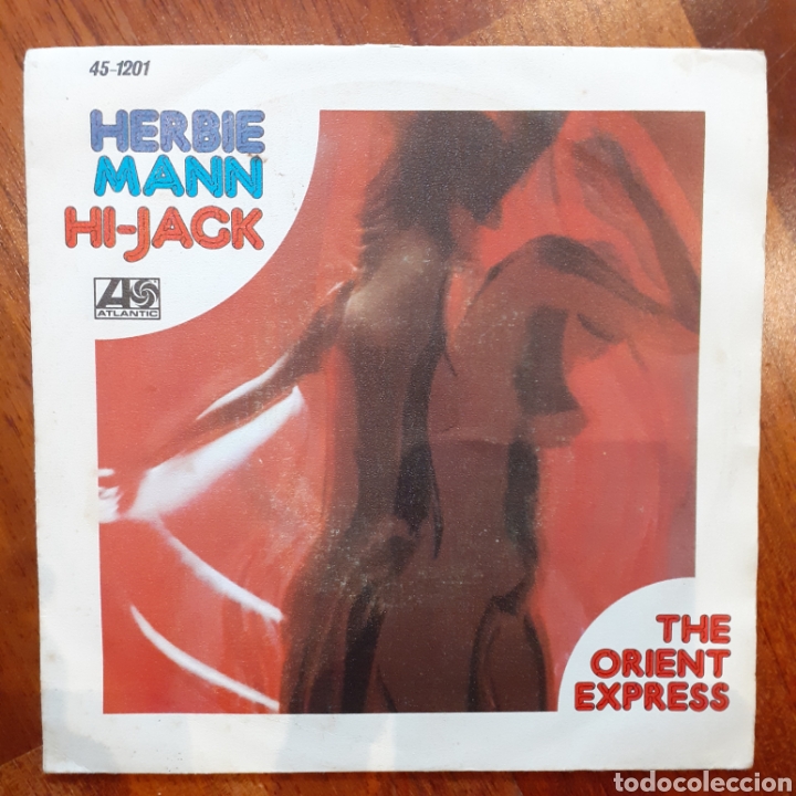 Discos de vinilo: Herbie Mann Hi-Jack single 1975 - Foto 1