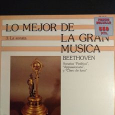 Discos de vinilo: LP BEETHOVEN - LO MEJOR DE LA GRAN MUSICA