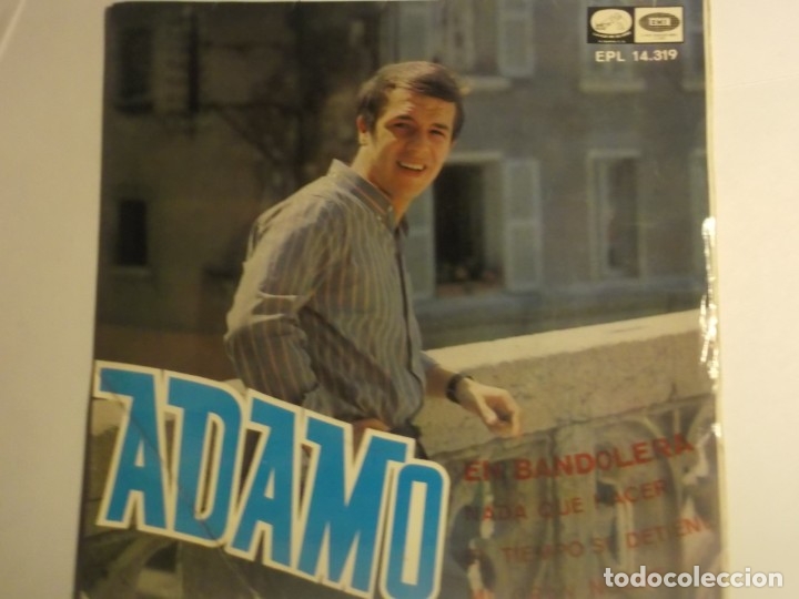 Discos de vinilo: ADAMO-CANTA EN ESPA&Ntilde;OL-EN BANDOLERA