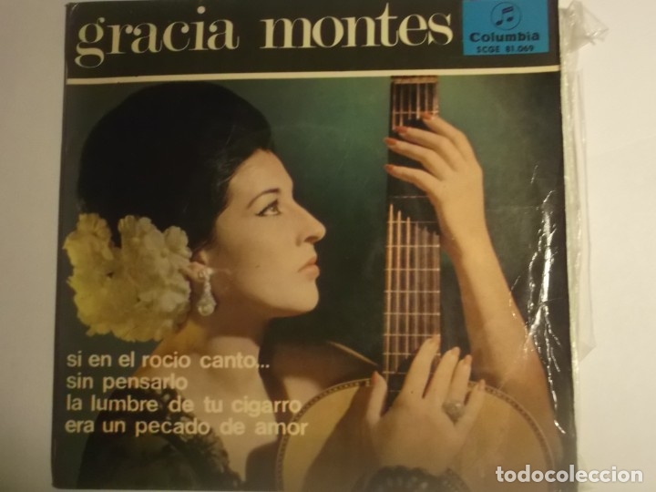 Discos de vinilo: GRACIA MONTES-SI EN EL ROCIO CANTO - Foto 1