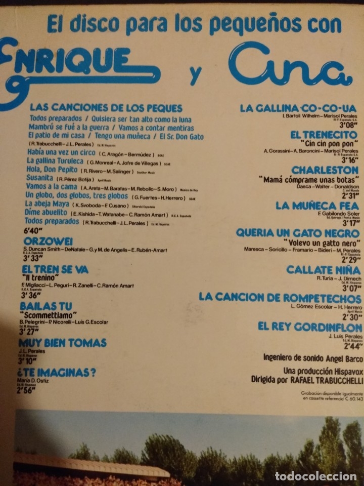 Discos de vinilo: LP Enrique y Ana - Foto 2