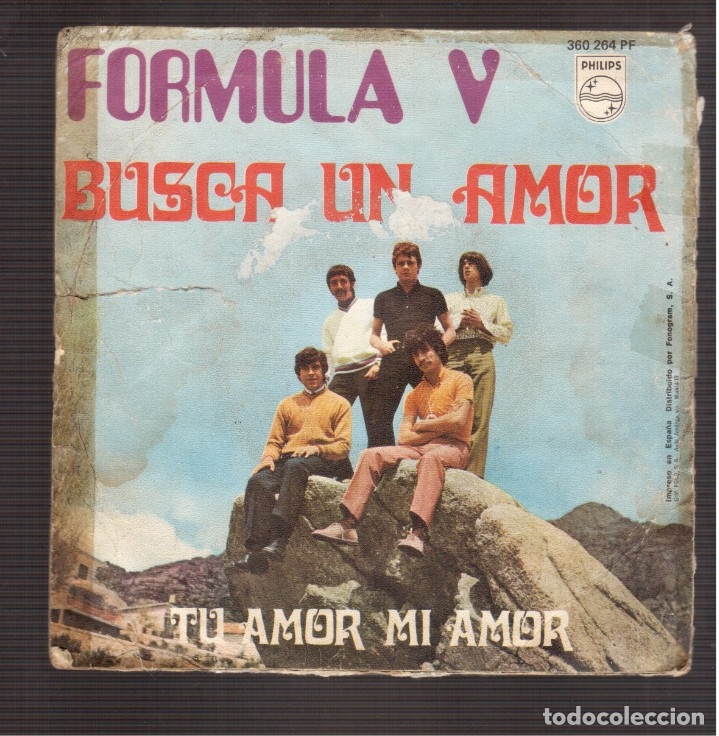 Discos de vinilo: SINGLES ORIGINAL DE LOS FORMULA V - Foto 1