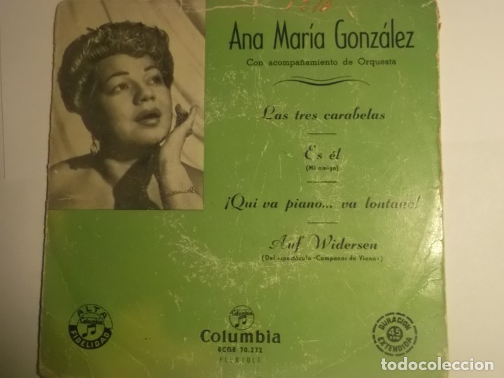 Disques de vinyle: ANA MARIA GONZALEZ-LAS TRES CARABELAS