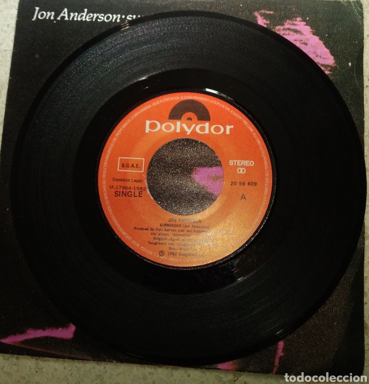 Discos de vinilo: Jon Anderson - Surrender - Foto 2