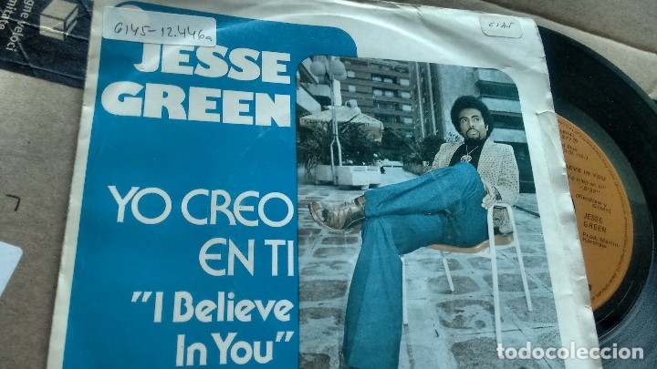 Discos de vinilo: SINGLE ( VINILO) DE JESSE GREEN A&Ntilde;OS 70 - Foto 1