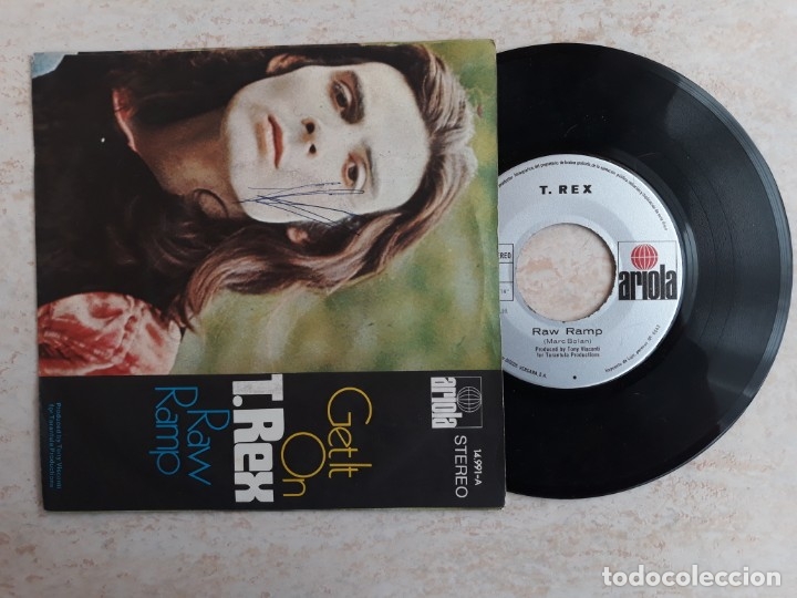 Discos de vinilo: T.Rex .Raw ramp. 1971. - Foto 2