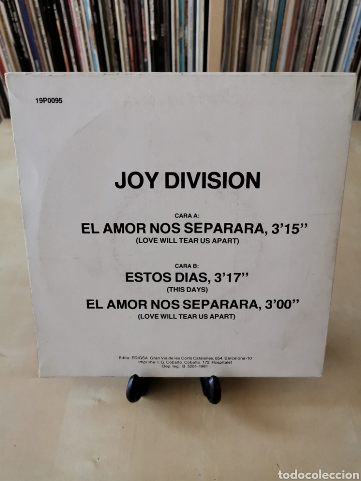Discos de vinilo: JOY DIVISION -EP- EL AMOR NOS SEPARARA + 2 SPAIN 1981 - Foto 2