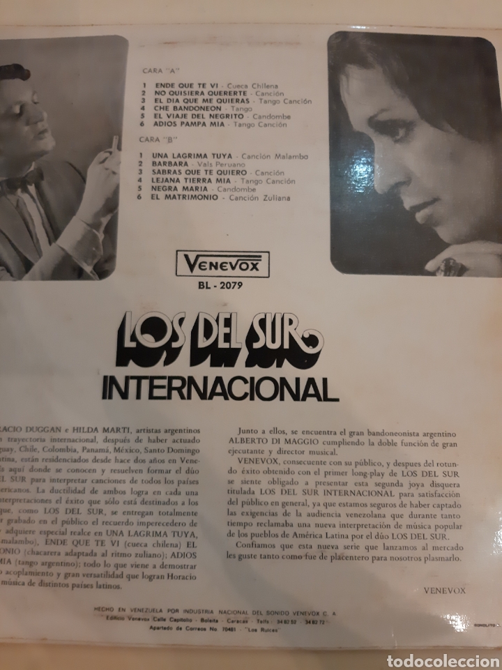 Discos de vinilo: Los del sur internacional venevox Venezuela - Foto 2