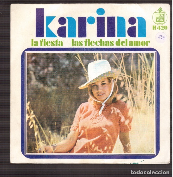 Discos de vinilo: SINGLES ORIGINAL DE  KARINA - Foto 1