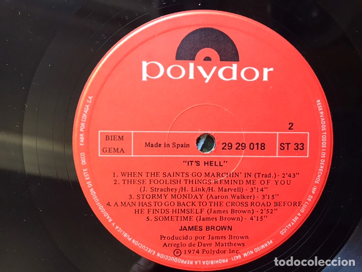 Discos de vinilo: Hell. James Brown - Foto 6