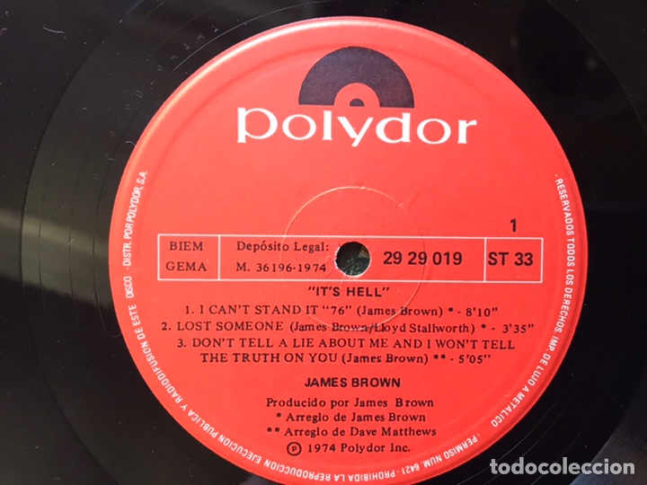 Discos de vinilo: Hell. James Brown - Foto 9