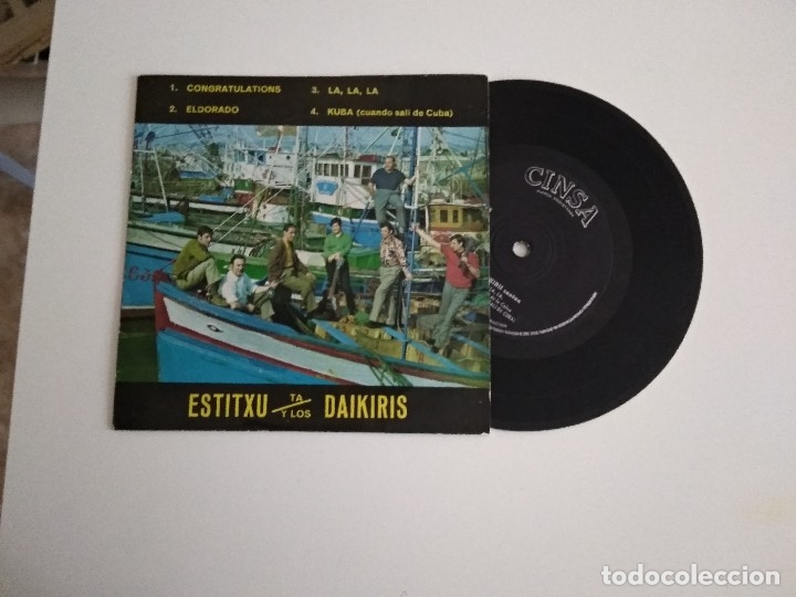 ESTITXU Y LOS DAIKIRIS / ELDORADO / EP 45 RPM / CINSA 1968 (Música - Discos de Vinilo - EPs - Grupos Españoles 50 y 60)