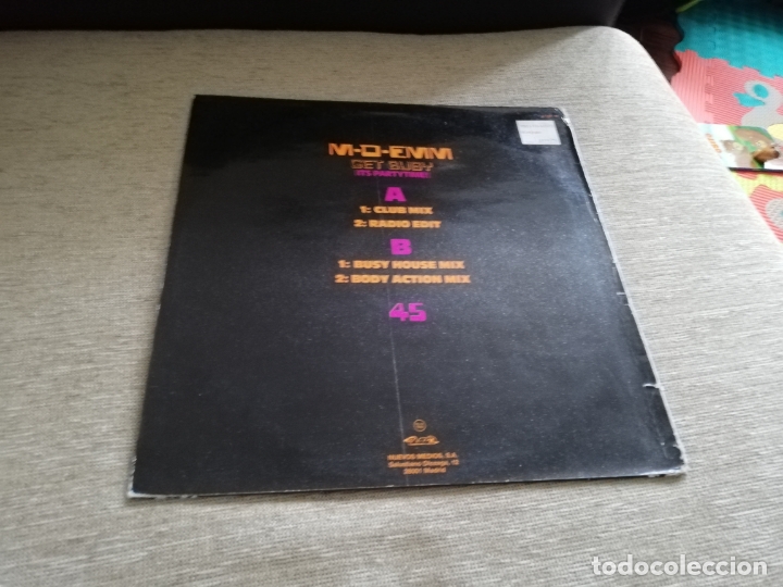 Discos de vinilo: M-d-emm. Get busy. maxi - Foto 2