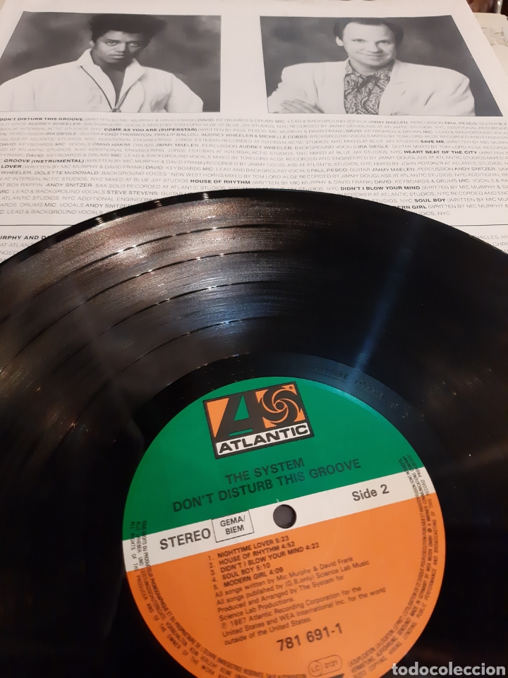 Discos de vinilo: The system Sony disturbio gris Groove Atantic - Foto 3