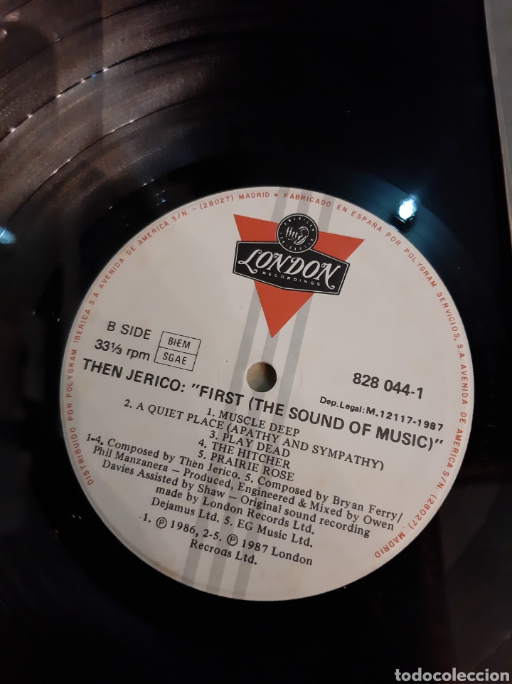 Discos de vinilo: 1987 London Then Jerico Lp - Foto 3