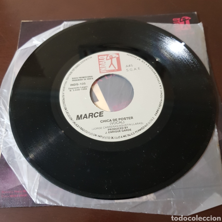 Discos de vinilo: MARCE CHICA DE POSTER 45 R.P.M. SINGLE - Foto 4