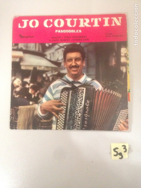 Discos de vinilo: Jo courtin - Foto 1