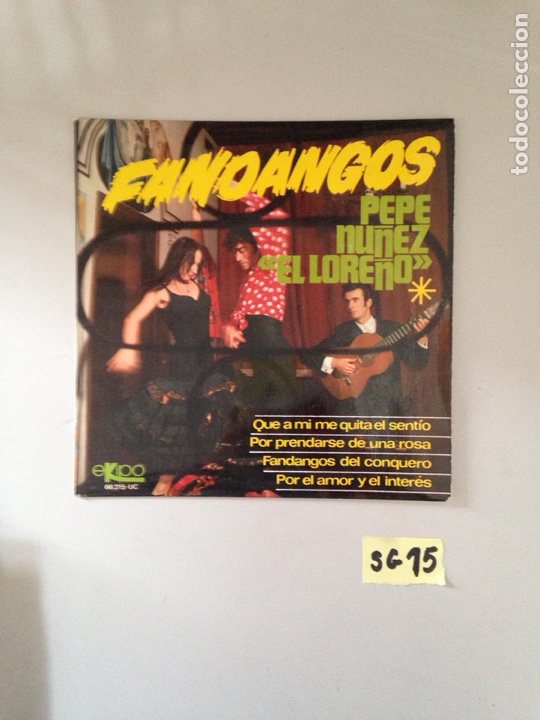 Discos de vinilo: Fandangos Pepe N&uacute;&ntilde;ez el Lore&ntilde;o - Foto 1