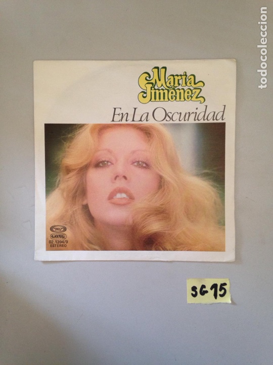 Discos de vinilo: Maria Jim&eacute;nez - en la oscuridad - Foto 1