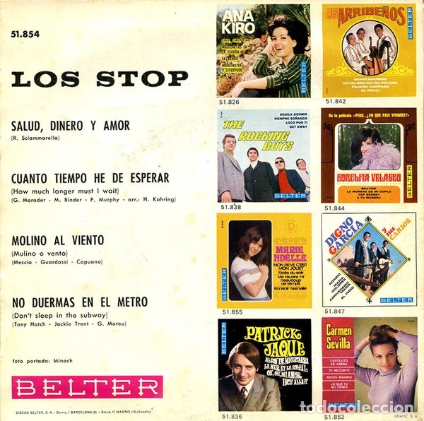 Discos de vinilo: LOS STOP. EP EN PERFECTO ESTADO. - Foto 2