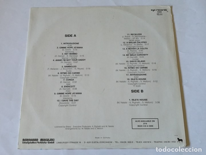 Discos de vinilo: Bravo - Disco Caribe - 1988 - Foto 2