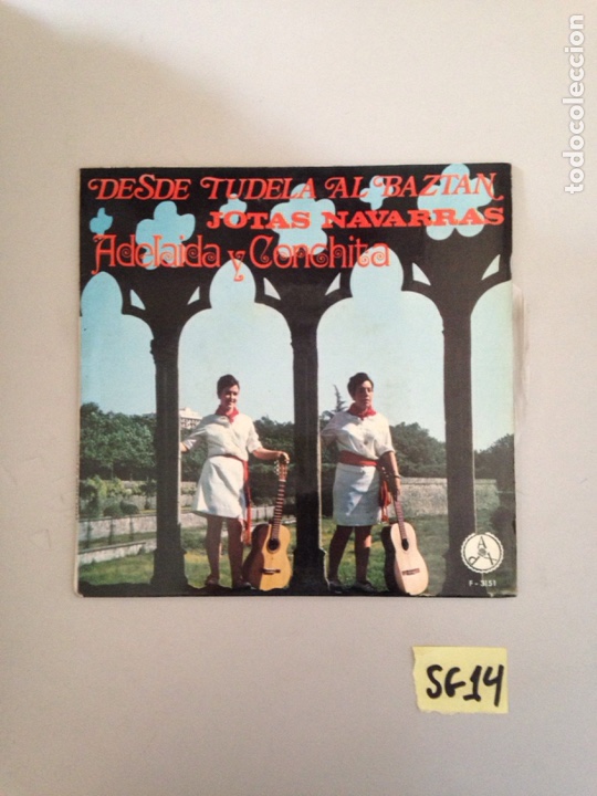 Discos de vinilo: Jotas navarras Adela y Conchita - Foto 1
