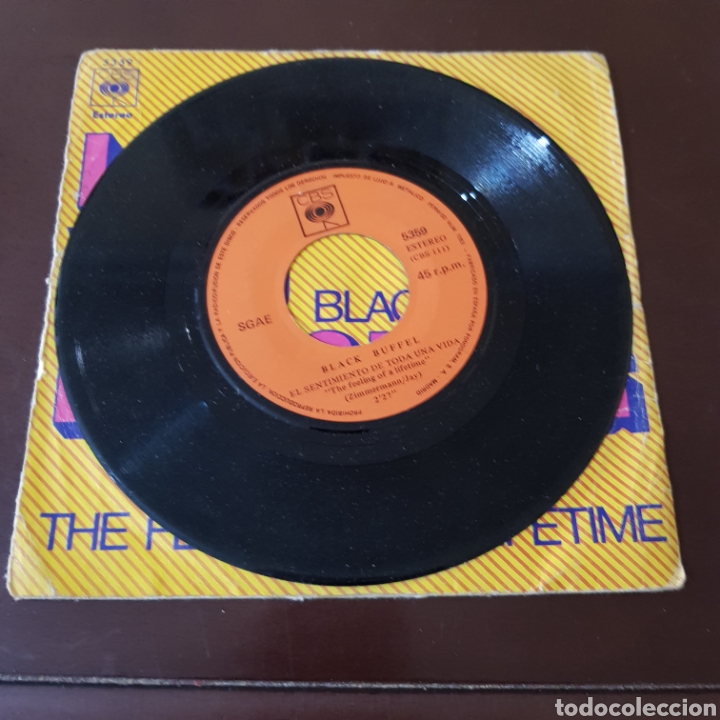 Discos de vinilo: BLACK BUFFEL I HEAR YOU KNOCKING 45 R.PM. SINGLE - Foto 3