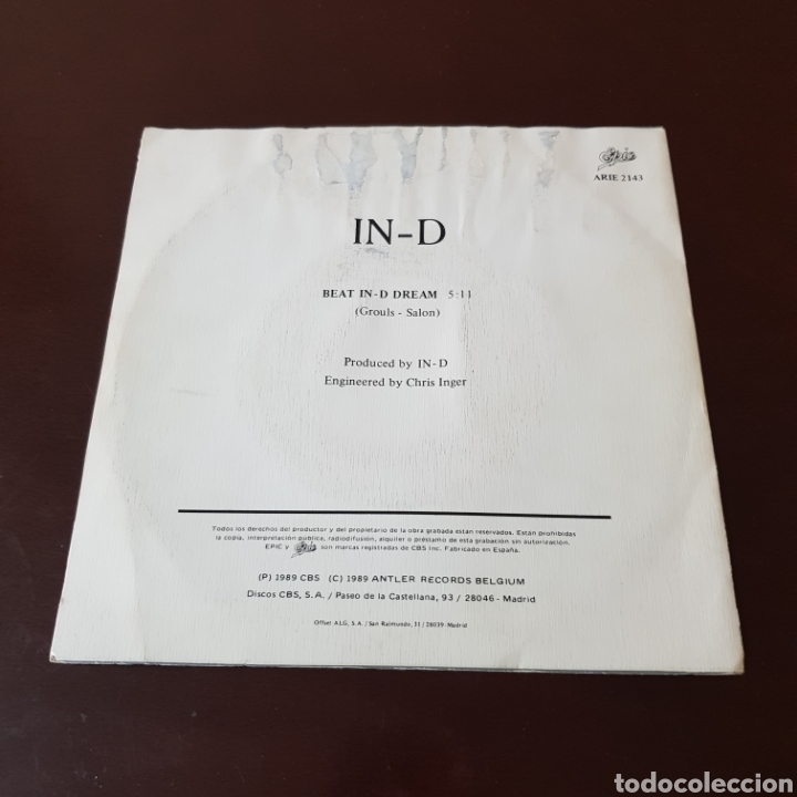Discos de vinilo: BEAT IN - D DREAM SINGLE 45 R.P.M. - Foto 2