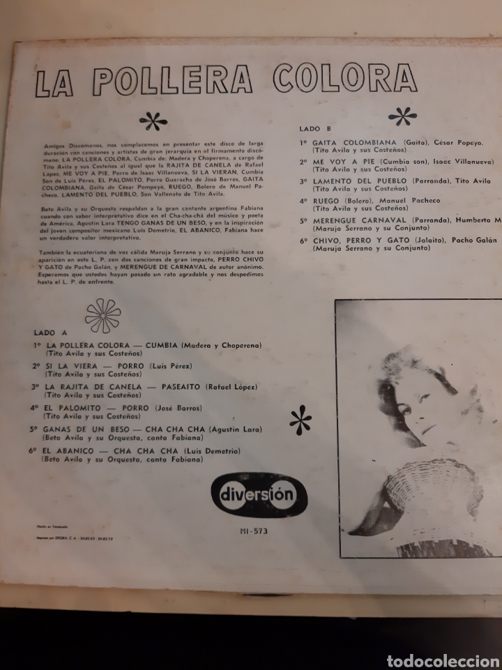 Discos de vinilo: La pollera colora Diversion - Foto 2