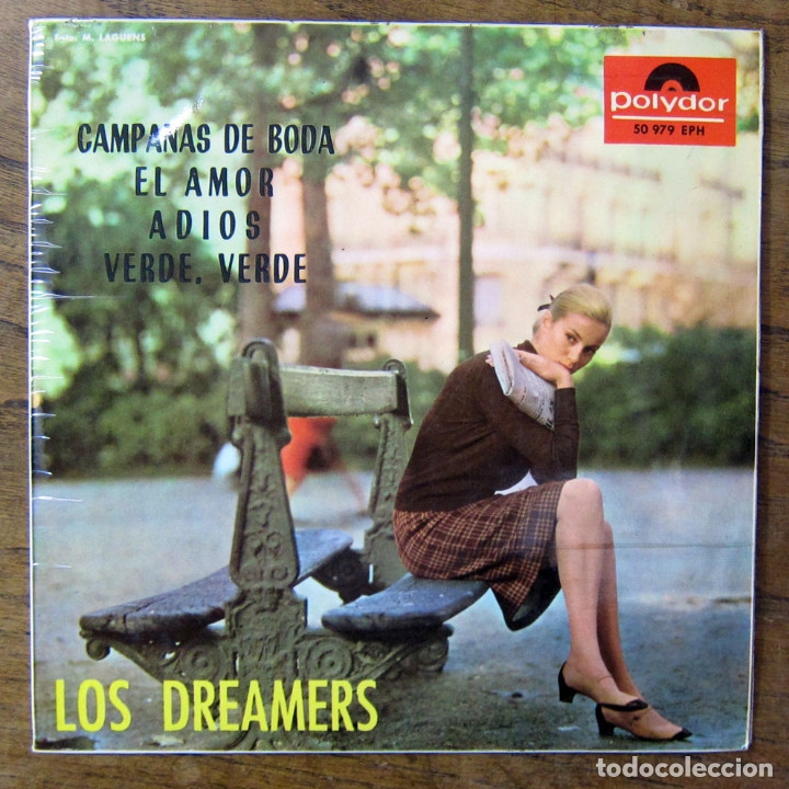 Disques de vinyle: LOS DREAMERS - CAMPANAS DE BODA - EL AMOR / ADIOS - VERDE, VERDE - 1965, MONO - CHILE