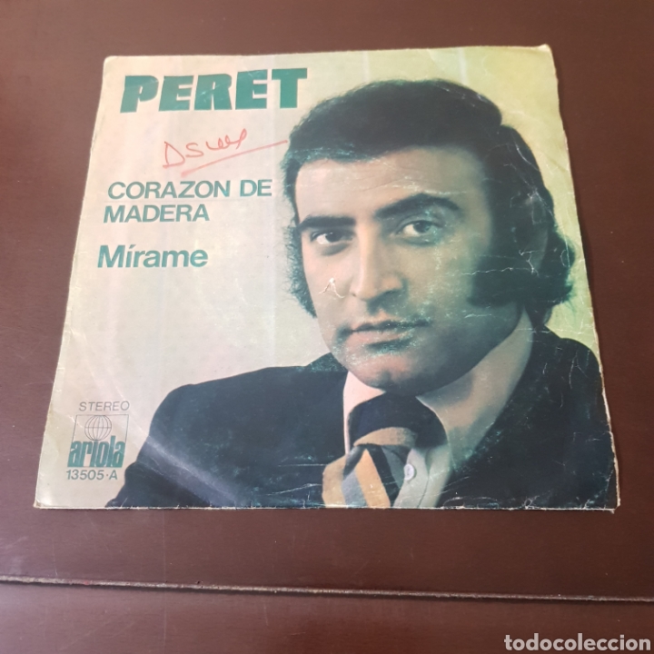 Discos de vinilo: PERET CORAZON DE MADERA MIRAME 45 R.P.M. SINGLE - Foto 2
