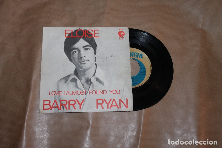 Discos de vinilo: BARRY RYAN, ELOISE, SINGLE, A&Ntilde;O 1968, DE MGM - Foto 1