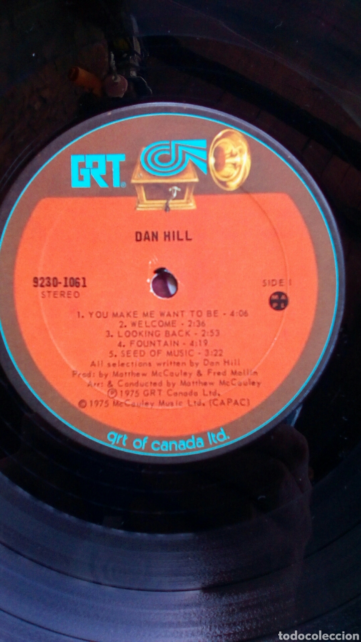 Discos de vinilo: Dan Hill - Grt, 1975. Canada. - Foto 4