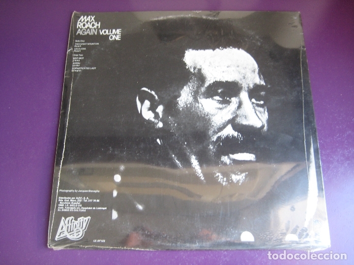 Discos de vinilo: Max Roach LP AFFINITY 1980 PRECINTADO - Again Volume One - JAZZ HARD BOP - Foto 2