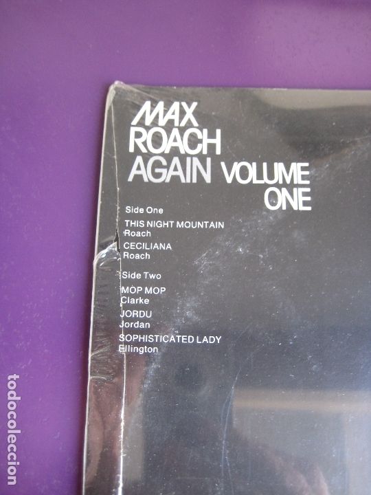 Discos de vinilo: Max Roach LP AFFINITY 1980 PRECINTADO - Again Volume One - JAZZ HARD BOP - Foto 3