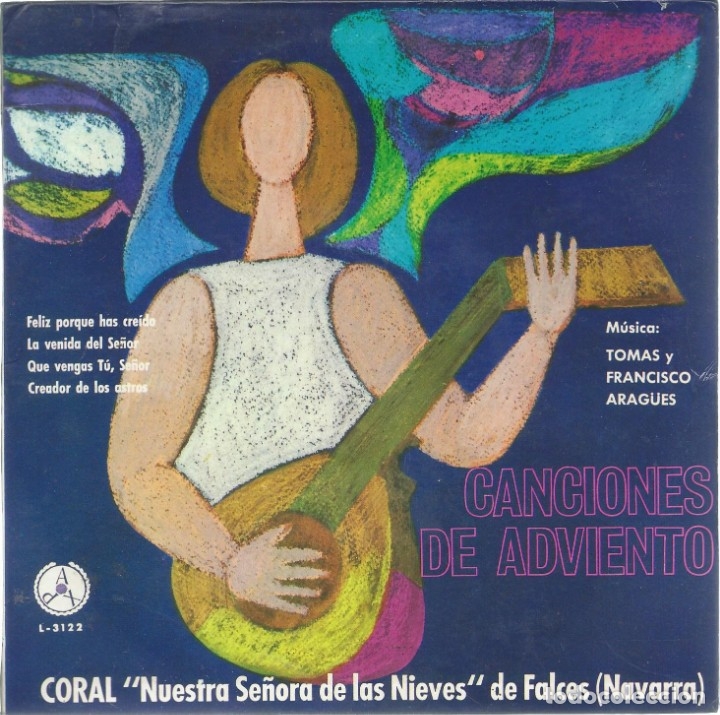 Discos de vinilo: CANCIONES DE ADVIENTO. (PAX 1966) - Foto 1