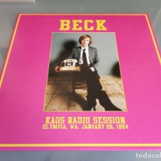 Discos de vinilo: LP VINILO BECK - KAOS RADIO SESSION - OLYMPIA, WA. JANUARY 13 - 1994 / MUY RARO COLECCIONISTA. Lote 181190953